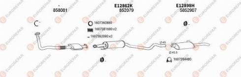 EUROREPAR 103196 - Система випуску ОГ autocars.com.ua