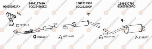 EUROREPAR 103374 - Система випуску ОГ autocars.com.ua