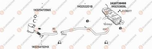 EUROREPAR 103451 - Система випуску ОГ autocars.com.ua