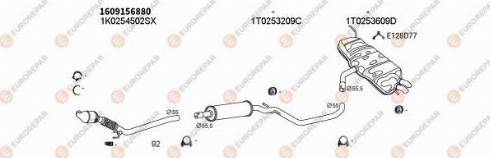 EUROREPAR 103456 - Система випуску ОГ autocars.com.ua