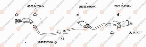 EUROREPAR 103461 - Система випуску ОГ autocars.com.ua