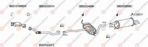 EUROREPAR 103512 - Система випуску ОГ autocars.com.ua