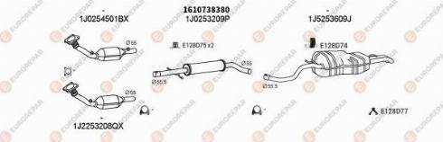 EUROREPAR 103538 - Система випуску ОГ autocars.com.ua