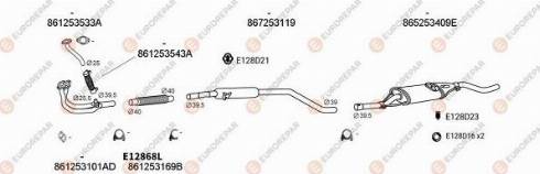 EUROREPAR 103552 - Система випуску ОГ autocars.com.ua