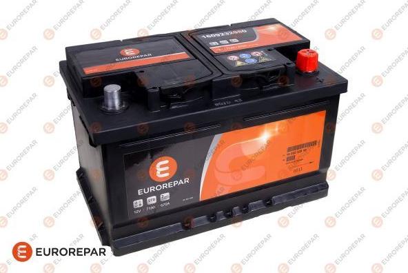 EUROREPAR 1609232980 - Стартерна акумуляторна батарея, АКБ autocars.com.ua