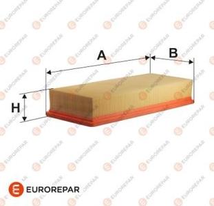 EUROREPAR 1611154980 - Воздушный фильтр avtokuzovplus.com.ua