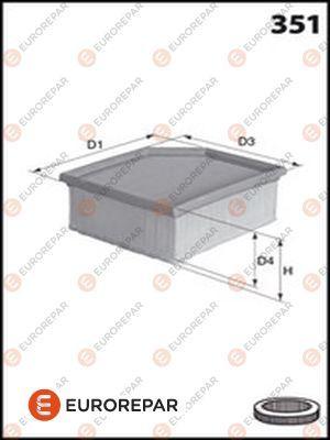 EUROREPAR 1611157880 - Повітряний фільтр autocars.com.ua