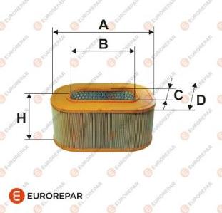 EUROREPAR E147003 - Воздушный фильтр avtokuzovplus.com.ua