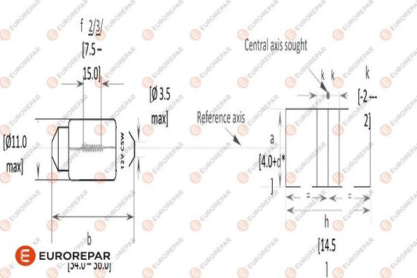 EUROREPAR 1616430780 - Лампа накаливания, фонарь освещения номерного знака avtokuzovplus.com.ua