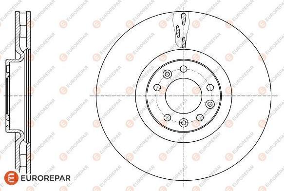 EUROREPAR 1618864280 - Тормозной диск autodnr.net