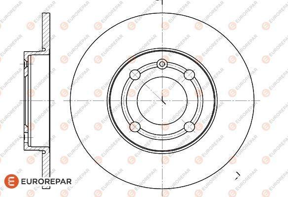 Comline AND6622 - Гальмівний диск autocars.com.ua