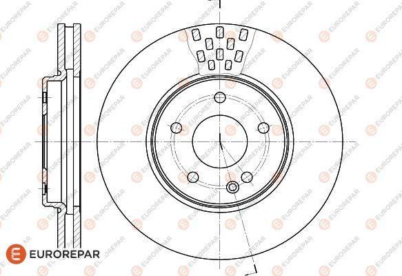 EUROREPAR 1618873980 - Тормозной диск avtokuzovplus.com.ua