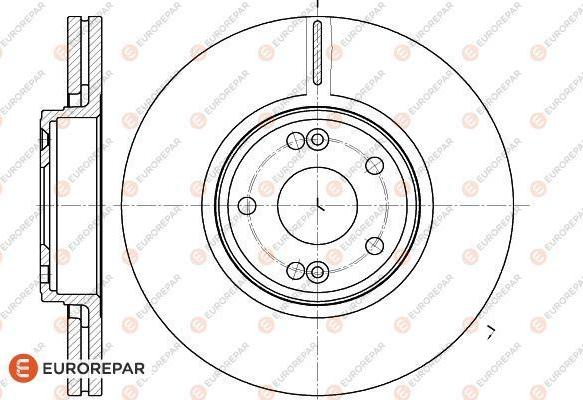 EUROREPAR 1618879680 - Гальмівний диск autocars.com.ua