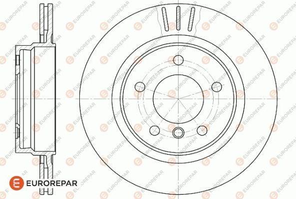 EUROREPAR 1618879980 - Гальмівний диск autocars.com.ua