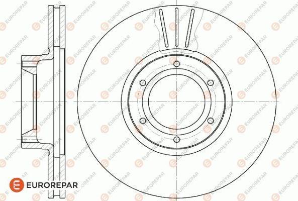 EUROREPAR 1618883880 - Тормозной диск avtokuzovplus.com.ua