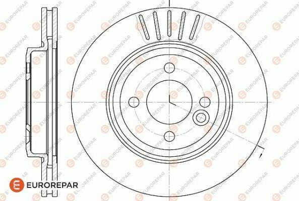 EUROREPAR 1618884780 - Гальмівний диск autocars.com.ua