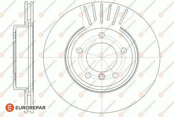 EUROREPAR 1618885680 - Гальмівний диск autocars.com.ua