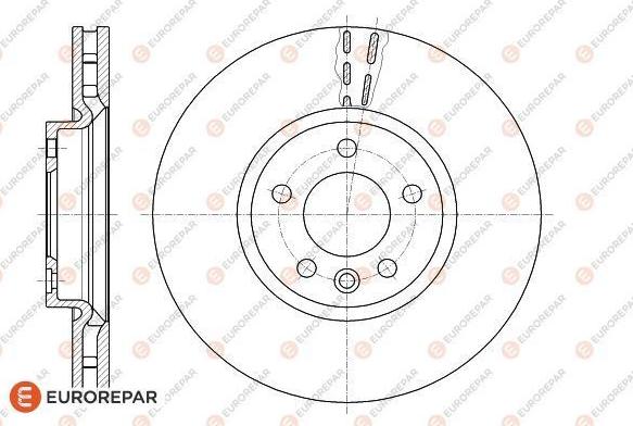 EUROREPAR 1618886880 - Тормозной диск autodnr.net