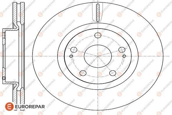 EUROREPAR 1618887580 - Тормозной диск avtokuzovplus.com.ua