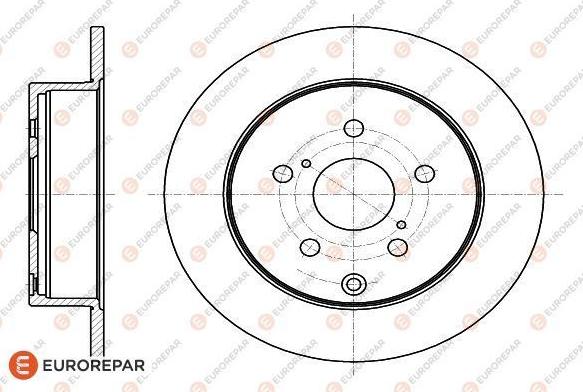 EUROREPAR 1618887780 - Гальмівний диск autocars.com.ua