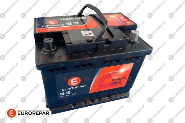 EUROREPAR 1620012680 - Стартерна акумуляторна батарея, АКБ autocars.com.ua