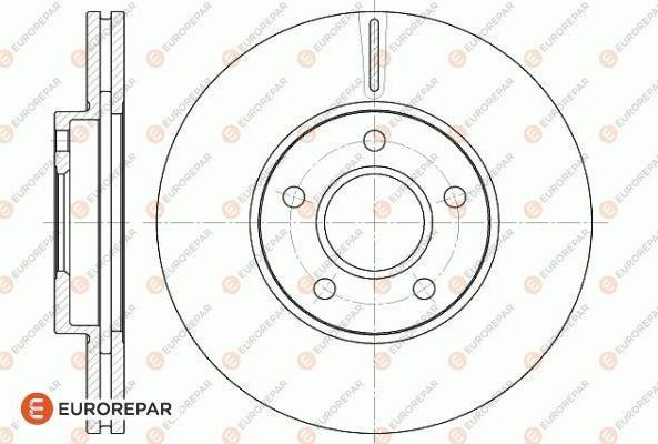 EUROREPAR 1622816380 - Тормозной диск avtokuzovplus.com.ua