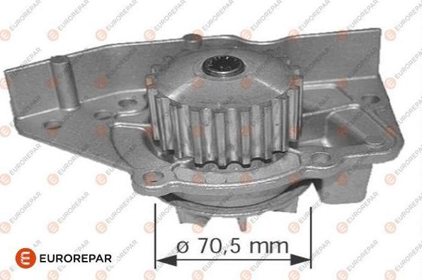 EUROREPAR 1623096080 - Водяний насос autocars.com.ua