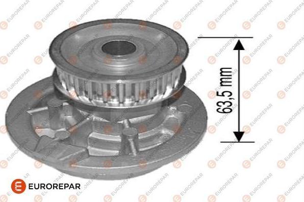 EUROREPAR 1623111980 - Водяний насос autocars.com.ua