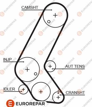 EUROREPAR 1633130880 - Ремінь ГРМ autocars.com.ua