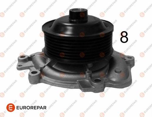 EUROREPAR 1635180280 - Водяний насос autocars.com.ua