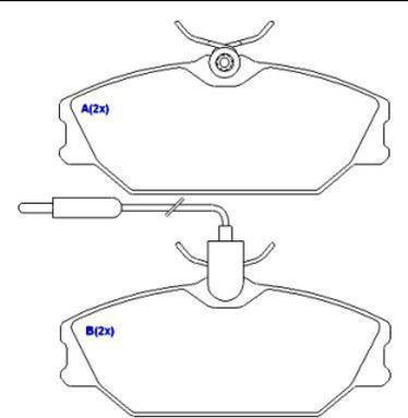 EUROREPAR 1635834480 - Тормозные колодки, дисковые, комплект autodnr.net