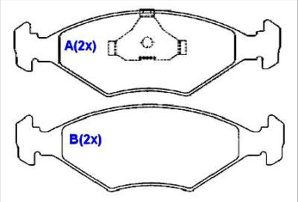 TRW RCPT02070 - Тормозные колодки, дисковые, комплект autodnr.net