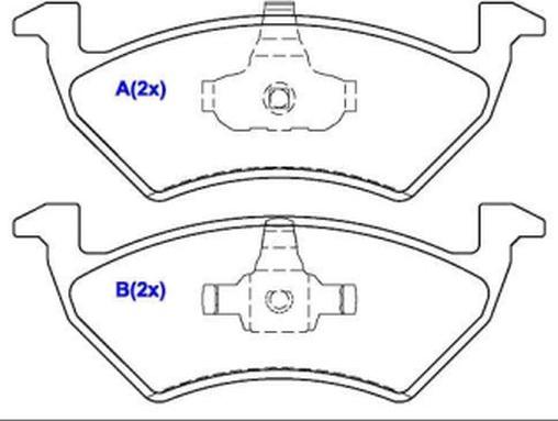 EUROREPAR 1636487880 - Тормозные колодки, дисковые, комплект autodnr.net