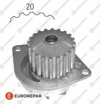 EUROREPAR 1637172180 - Водяной насос avtokuzovplus.com.ua