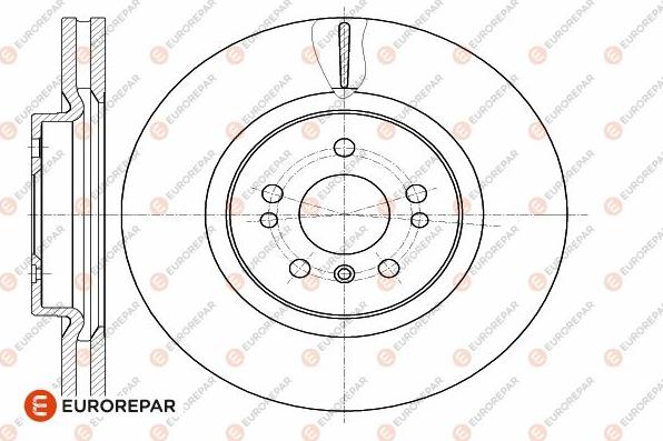 EUROREPAR 1642751780 - Тормозной диск avtokuzovplus.com.ua