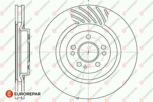 EUROREPAR 1642752980 - Тормозной диск avtokuzovplus.com.ua