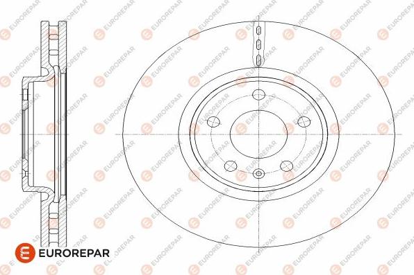 EUROREPAR 1642754180 - Тормозной диск avtokuzovplus.com.ua