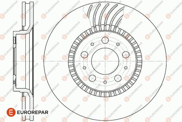 EUROREPAR 1642754880 - Тормозной диск avtokuzovplus.com.ua