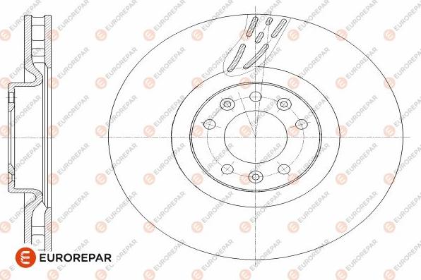 EUROREPAR 1642761480 - Тормозной диск avtokuzovplus.com.ua