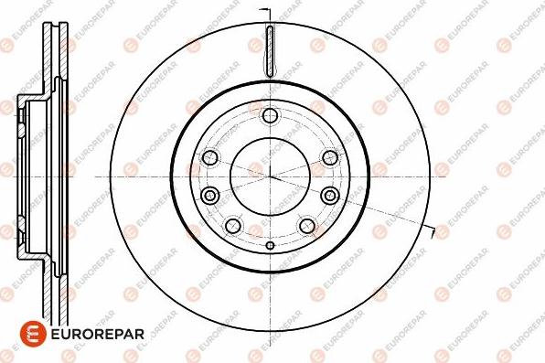 EUROREPAR 1642761580 - Тормозной диск avtokuzovplus.com.ua