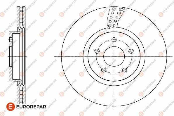 EUROREPAR 1642763580 - Тормозной диск avtokuzovplus.com.ua