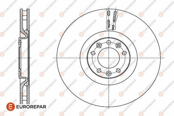 EUROREPAR 1642767180 - Тормозной диск avtokuzovplus.com.ua