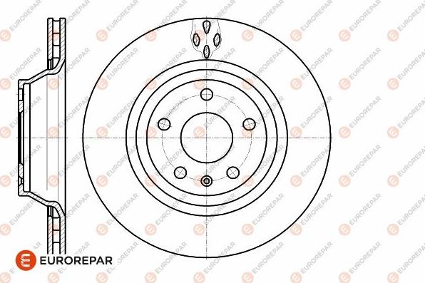 EUROREPAR 1642770280 - Тормозной диск avtokuzovplus.com.ua