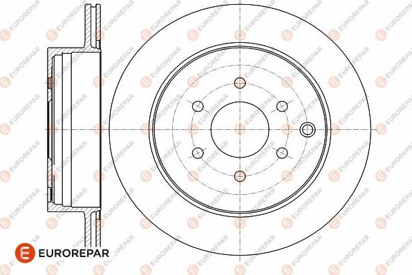 EUROREPAR 1642772280 - Тормозной диск autodnr.net