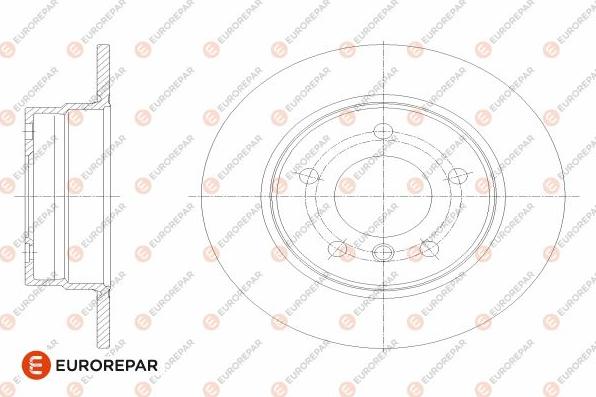 EUROREPAR 1642777380 - Тормозной диск avtokuzovplus.com.ua