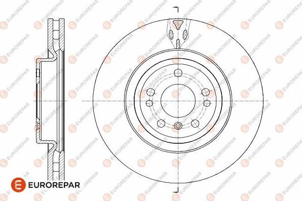 EUROREPAR 1642778980 - Тормозной диск avtokuzovplus.com.ua