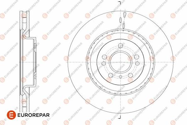 EUROREPAR 1642780280 - Гальмівний диск autocars.com.ua