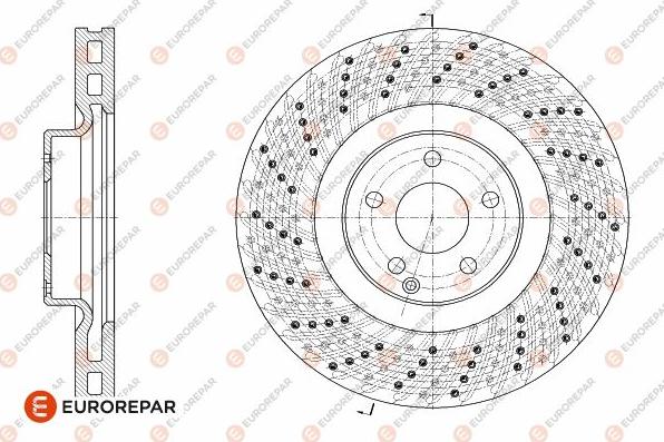 EUROREPAR 1642780480 - Тормозной диск avtokuzovplus.com.ua