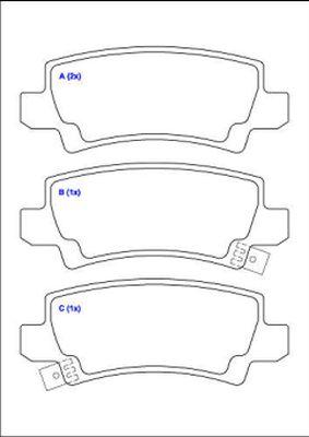 EUROREPAR 1643071980 - Тормозные колодки, дисковые, комплект avtokuzovplus.com.ua