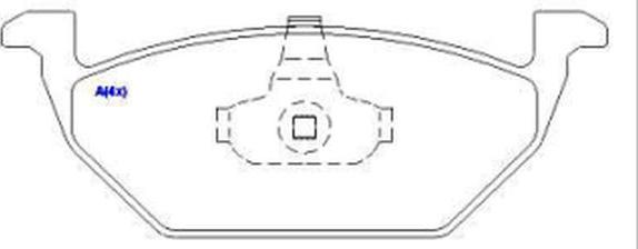 EUROREPAR 1643074180 - Тормозные колодки, дисковые, комплект autodnr.net